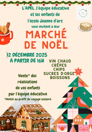 Affiche Marché de Noël